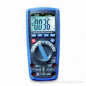 Digital Multimeter with IP67 Dust and Waterproof, Rugged Design for Heavy Duty Use